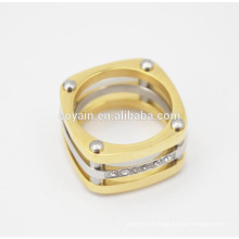 Hottest Selling Saudi Gold Stainless Steel Wedding Ring